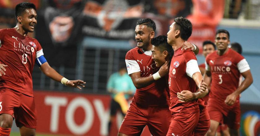Persija Kalah Tipis 3-2 dari Home United di Semifinal Leg I AFC Cup 2018