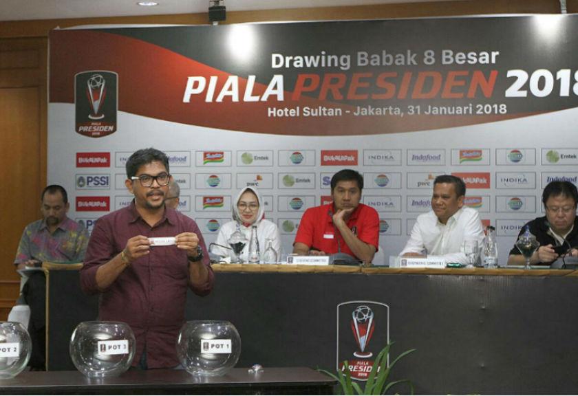 Berikut Hasil Undian Perempatfinal Piala Presiden 2018