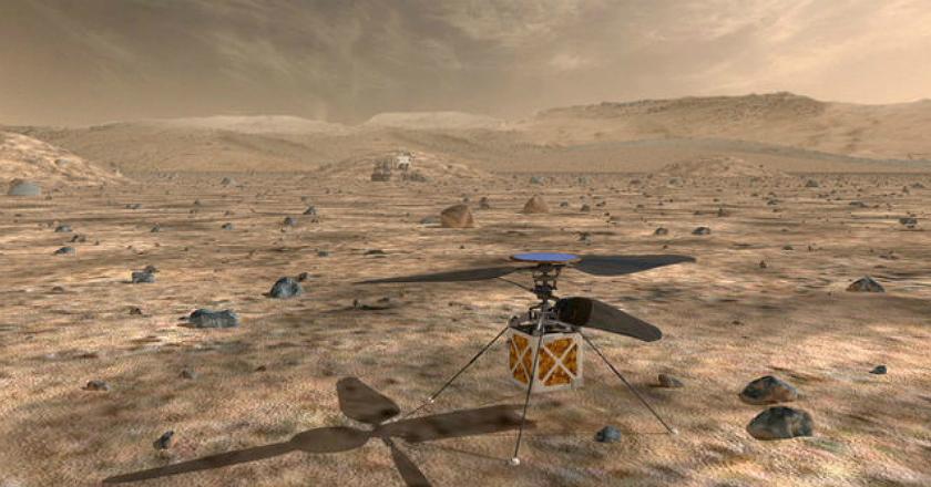 NASA Bakal Terbangkan Helikopter Kecepatan Tinggi ke Planet Mars pada 2020 Mendatang