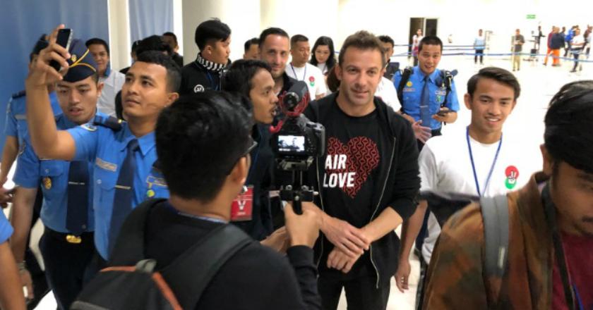 Tiba di Medan, Del Piero Malah Di-bully Netizen