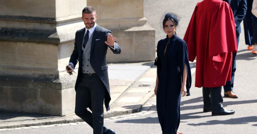 Kecenya Beckham dan Victoria di Royal Wedding Bikin Gagal Fokus