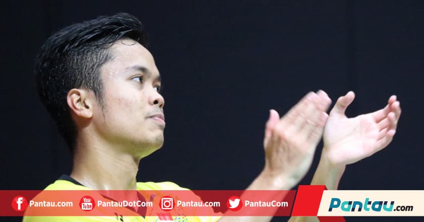 Ginting Bawa Poin Pertama untuk Indonesia di Thomas Cup 2018