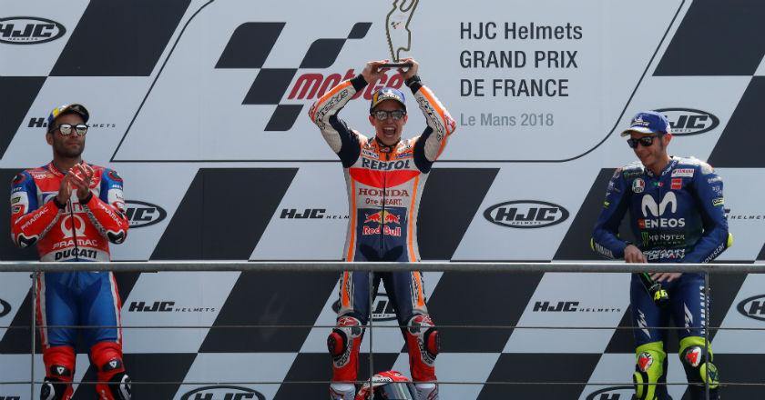 GP Prancis Begitu Ketat, Ini Komentar Marquez dan Rossi
