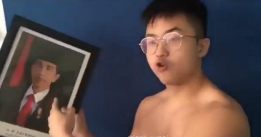 Viral! Video Seorang Pemuda Ancam dan Tantang Presiden Jokowi