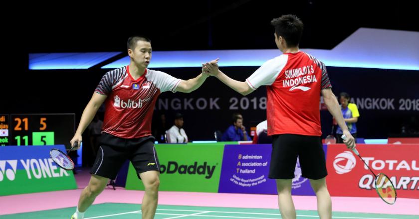 Sumbang Poin Lawan Korsel, Marcus/Kevin Mengaku Belum 100 Persen