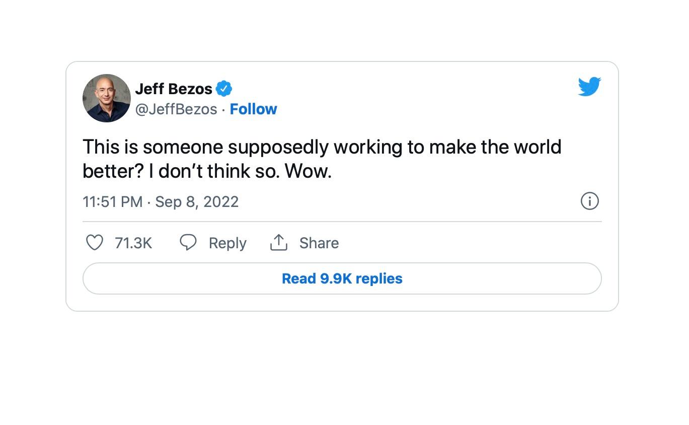 Jeff Bezos Kecam Profesor yang Berharap Ratu Elizabeth II Mati Menyakitkan