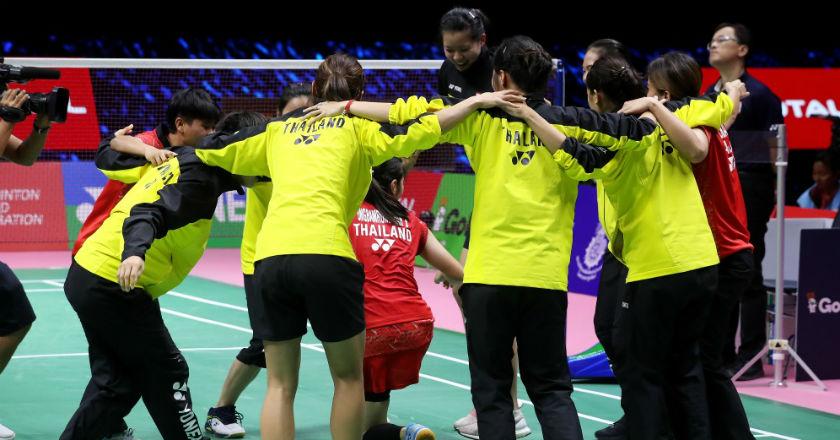 Tundukan China, Tim Uber Thailand Catat Sejarah Baru