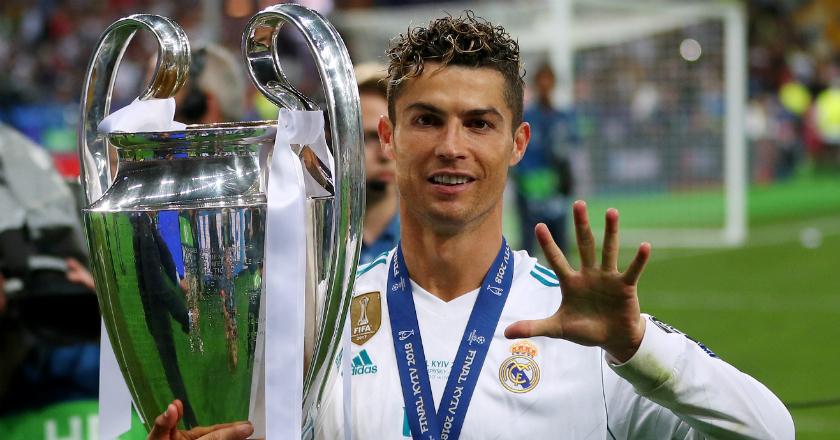 Ronaldo Pemain Pertama yang Meraih Lima Gelar Liga Champions