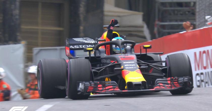 Daniel Ricciardo Rajai Formula One GP Monaco