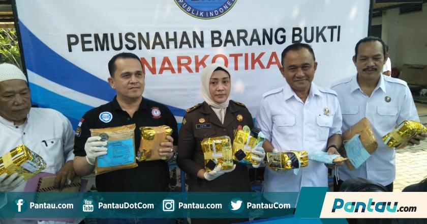 BNN Musnahkan 98,5 Kg Narkotika Bermodus Kiriman Paket dari Belgia