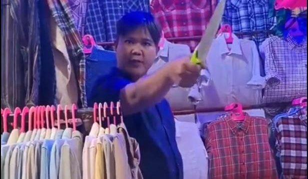 Polisi Ringkus Pedagang Baju Thrifting 'Pamer' Pisau di Cimol Gedebage
