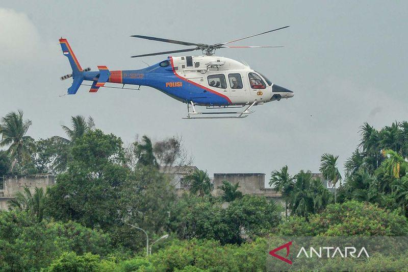 Polri: Helikopter Rombongan Kapolda Jambi Mendarat Darurat bukan Jatuh