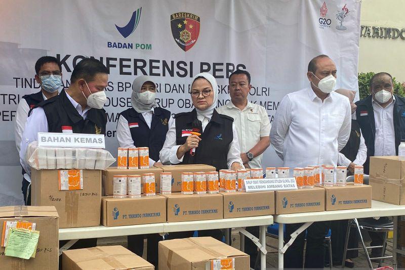 BPOM Sebut Harga Pelarut Obat Sirop Kelas Industri Dijual Lebih Murah