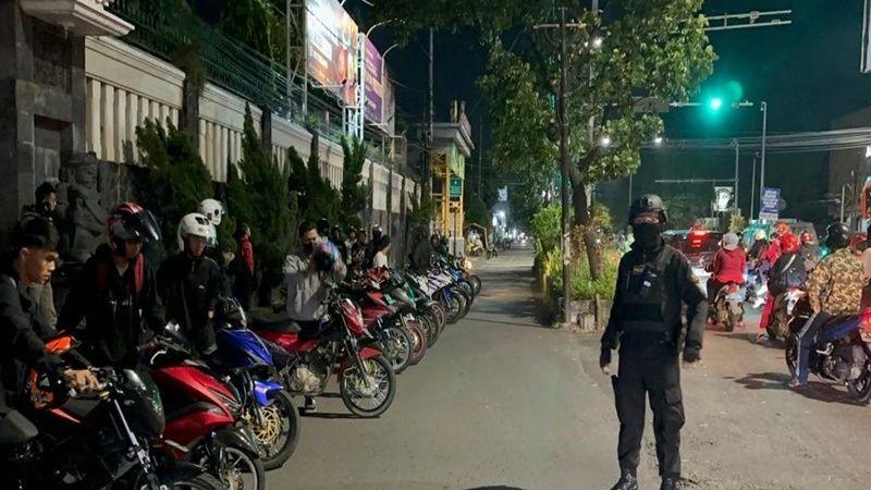 196 Motor Knalpot Brong di Solo Diamankan Polisi