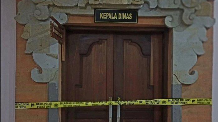 Kantor Dinas PUPR Badung Dipasangi Garis Polisi, Ada Apa?