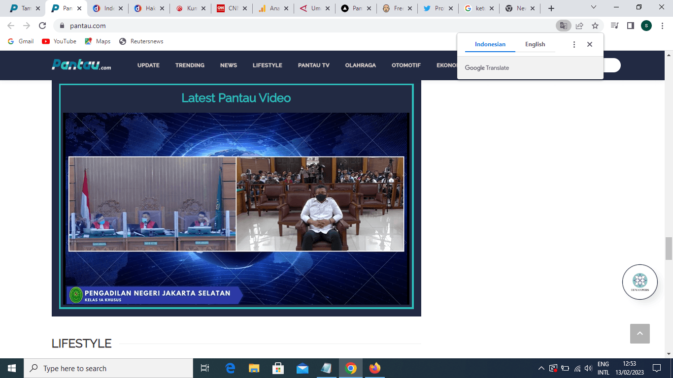 Majelis Hakim Yakin Ferdy Sambo Pakai Sarung Tangan Hitam Tembak Yosua