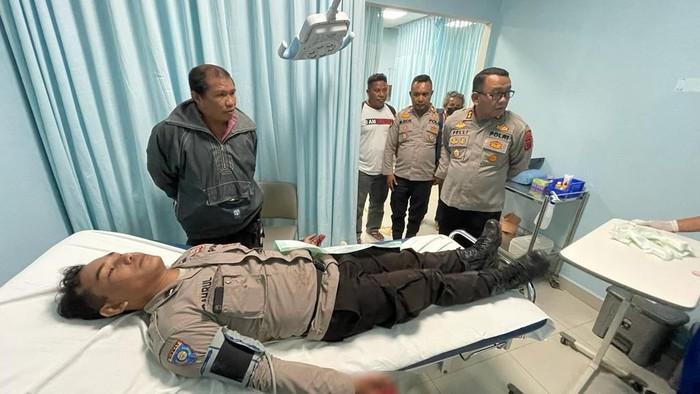2 Jari Anggota Polri Putus gegara Ditebas Warga Pakai Parang
