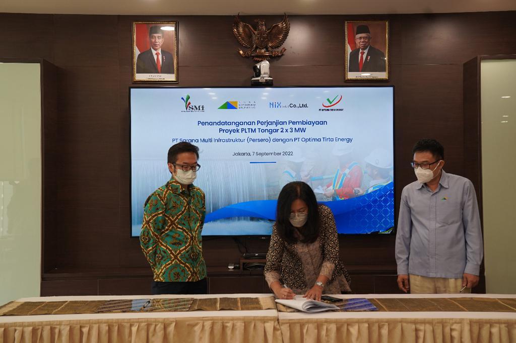 Dukung Percepatan Energi Terbarukan, Proyek PLTM Tongar Diteken