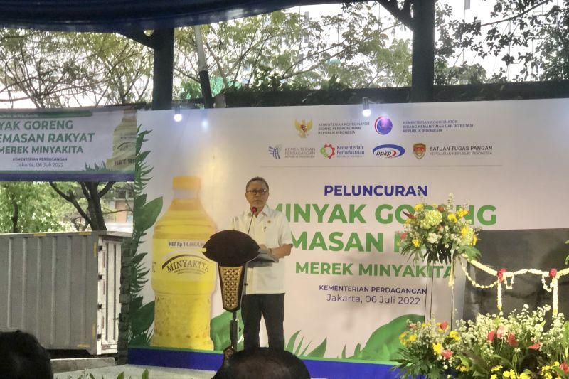 Mendag Luncurkan Minyak Kita seharga Rp14.000 per Liter