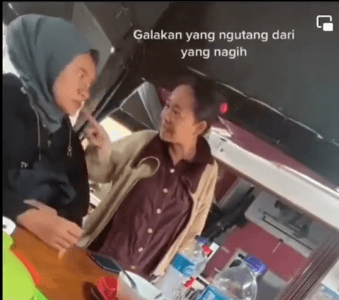Ditagih Utang, Emak-emak Ini Ancam Kepret Si Penagih