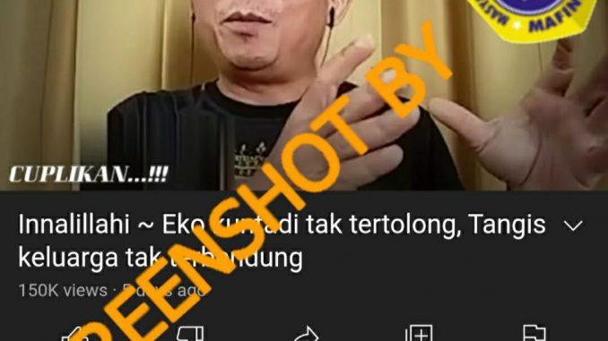 Eko Kuntadhi tak Tertolong, Tangis Keluarga Pecah? Cek Faktanya