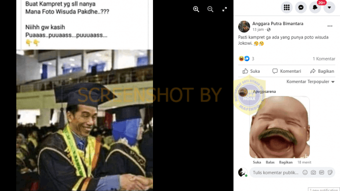 Ini Foto Wisuda Jokowi yang Dicari-cari? Cek Faktanya