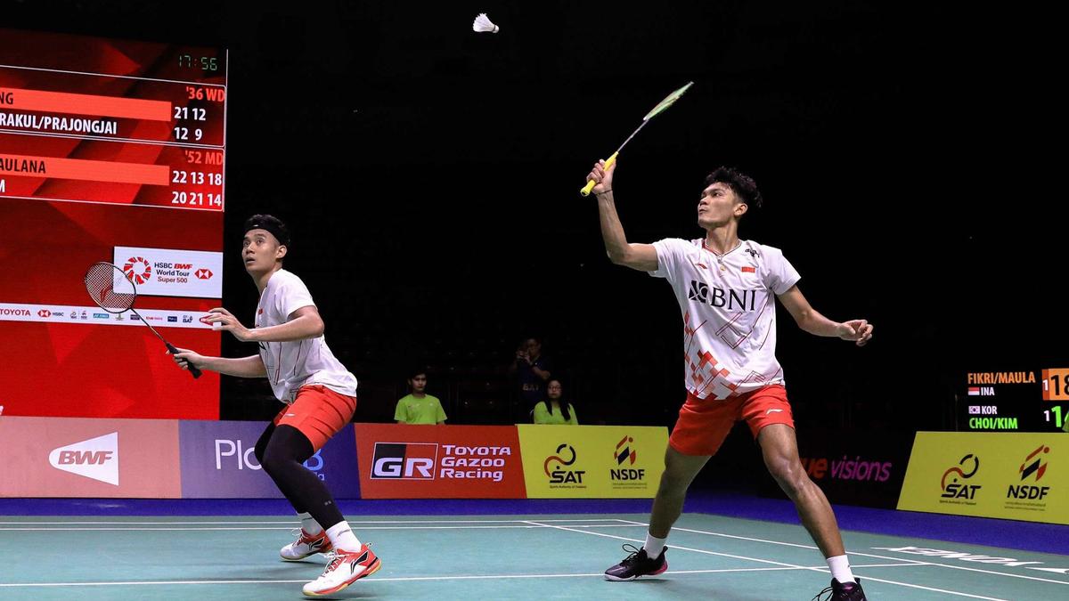 Ganda Putra Indonesia Sabet Gelar Runner-up di Thailand Open 2023
