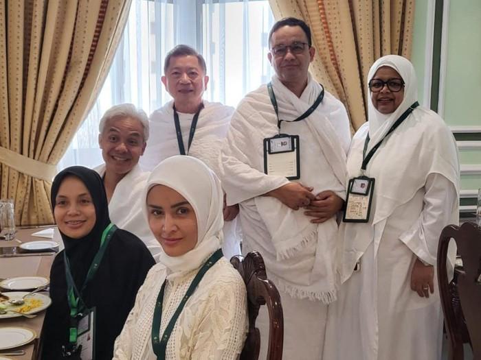 Bacapres Ganjar-Anies Bertemu di Mekkah saat Ibadah Haji