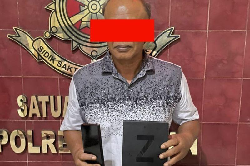Polisi Tangkap Pria Pencuri HP di Rumah Dinas Bupati Asahan