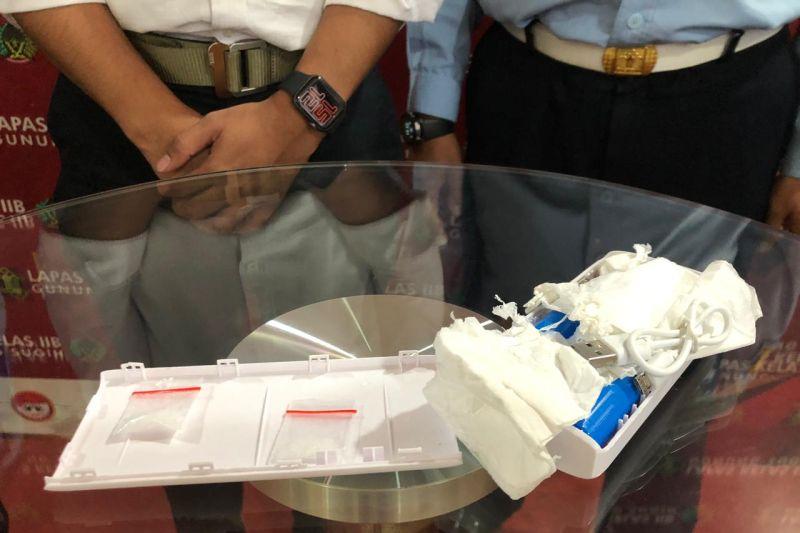 Petugas Lapas Gunung Sugih Gagalkan Penyelundupan Sabu Terbungkus Powerbank oleh Pembesuk
