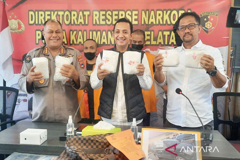 Polda Kalsel Gagalkan Penyelundupan 10 Kg Sabu Jaringan Internasional Segitiga Emas