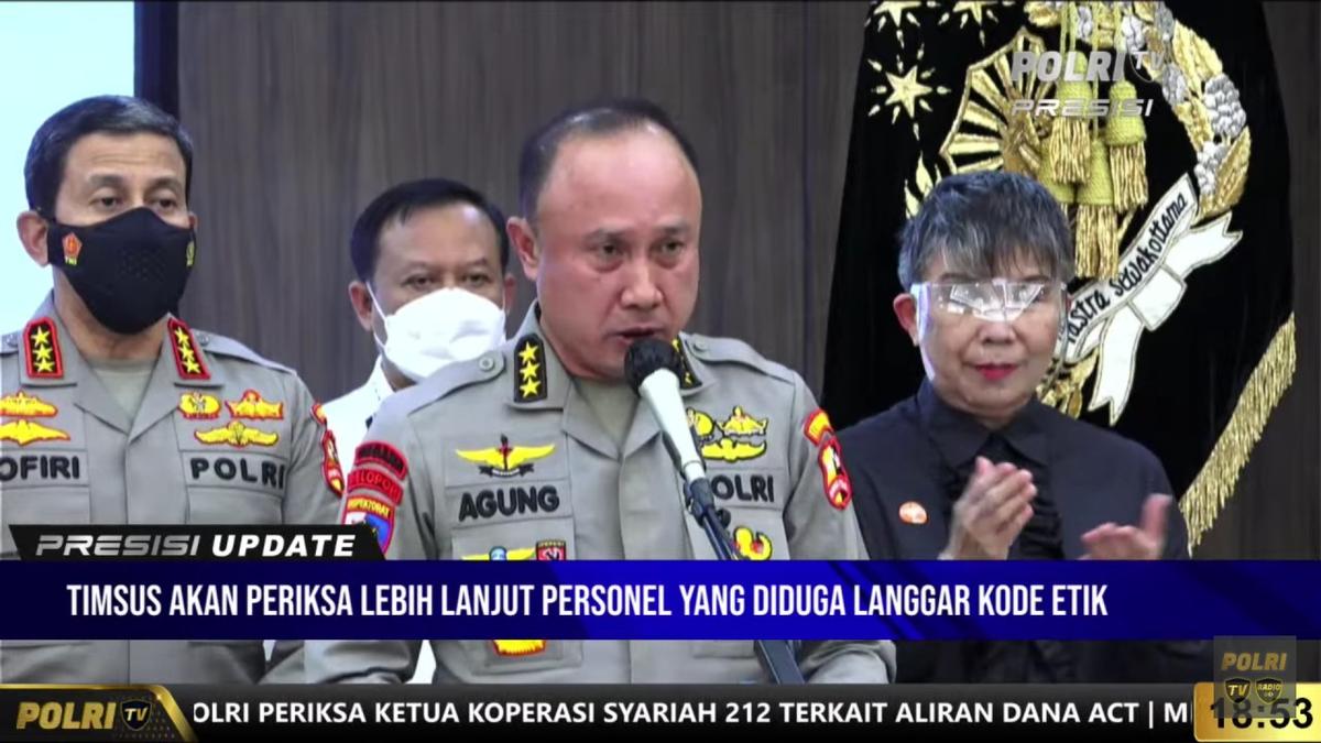 Mata Ketua Timsus Berkaca-kaca Saat Pengumuman Irjen Sambo Sebagai Tersangka Pembunuhan Brigadir J, Why?