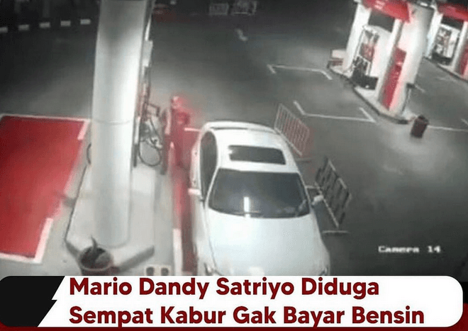 Viral, Mario Dandy Diduga Pernah Kabur Usai Isi Bensin Full Tank
