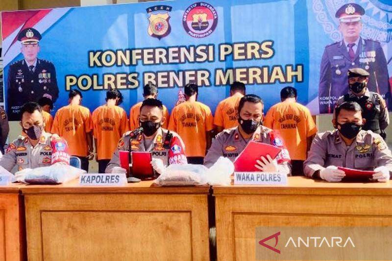 Polres Bener Meriah Aceh Tangkap Delapan Terduga Pemerkosa Dua Gadis di Bawah Umur