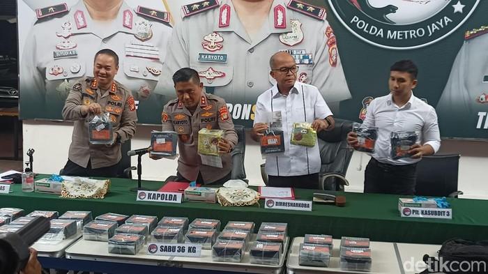 Polisi Bongkar Modus Baru Peredaran 36 Kg Sabu Pakai Voice Changer