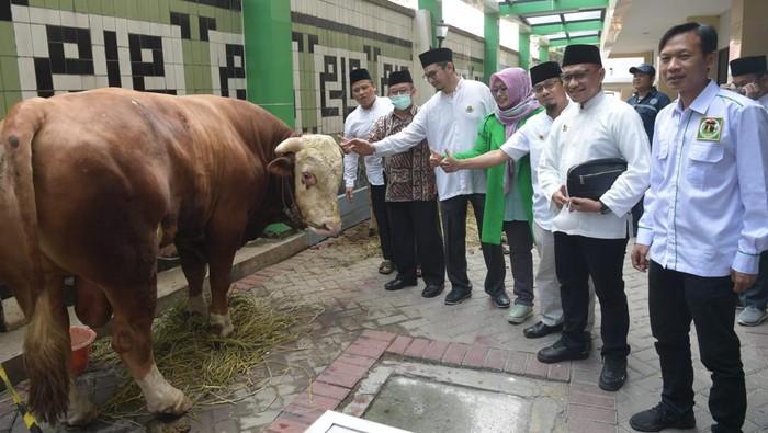 PPP Salurkan Ribuan Kantong Daging Kurban ke Sekitar Kantor DPP