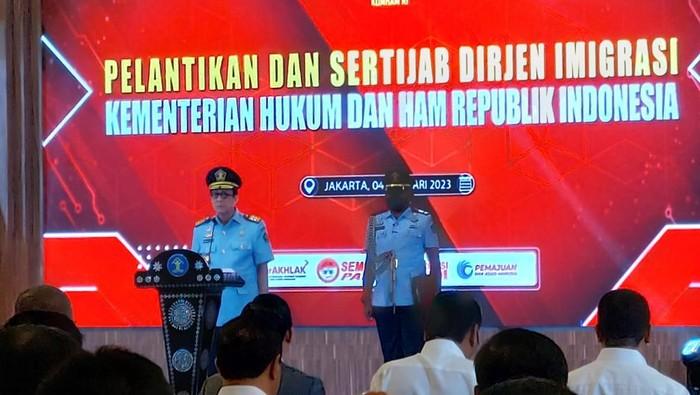 Menkumham Yasonna Lantik Silmy Karim sebagai Dirjen Imigrasi