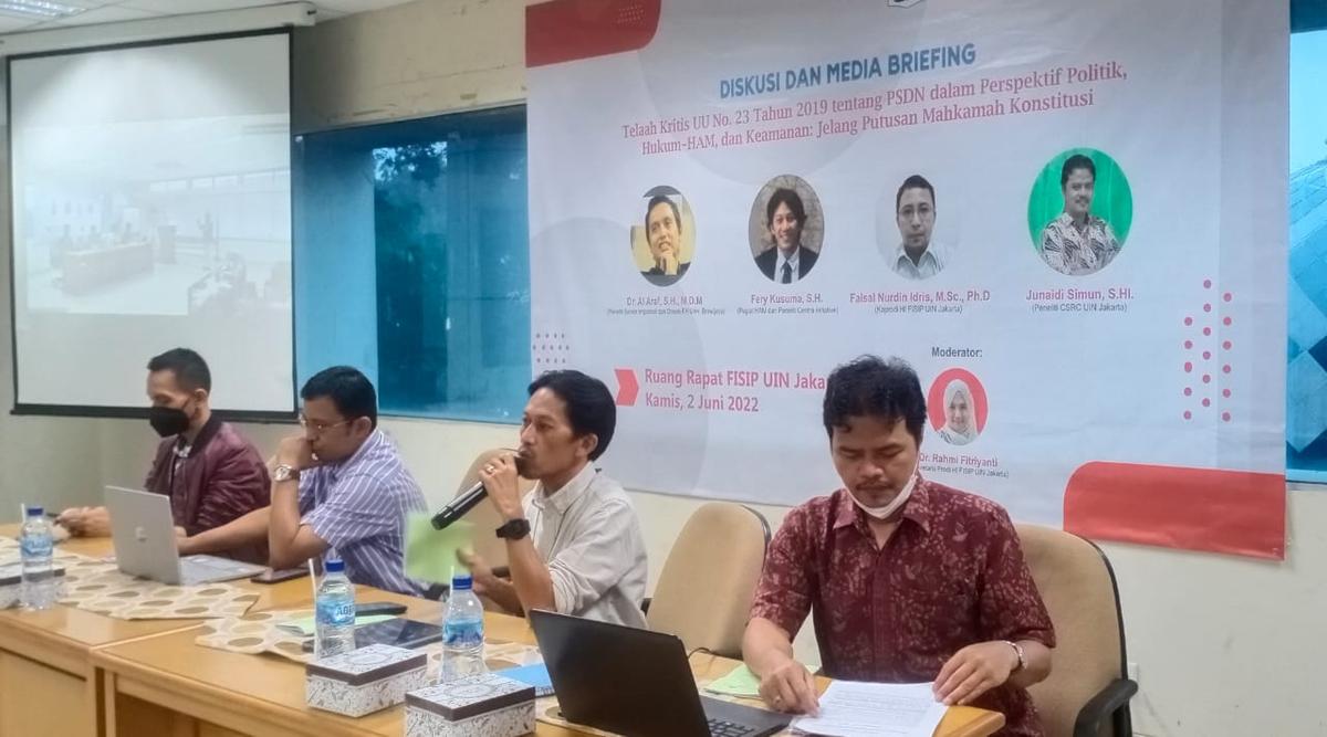 Penggunaan Komponen Cadangan dalam UU PSDN Terus Disorot