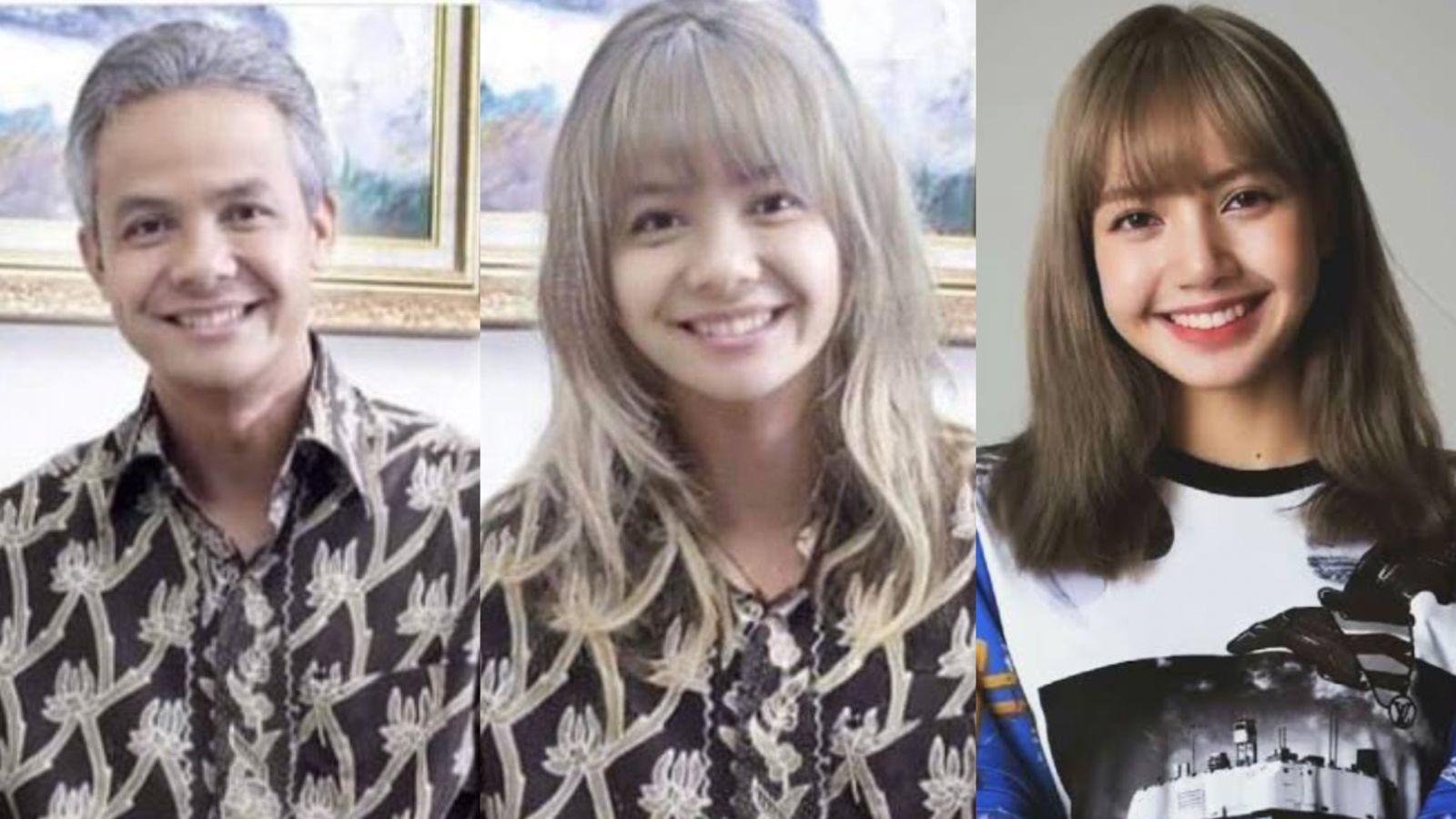 Heboh! Ganjar Pranowo Disebut Mirip Lisa BLACKPINK, Emang Iya?