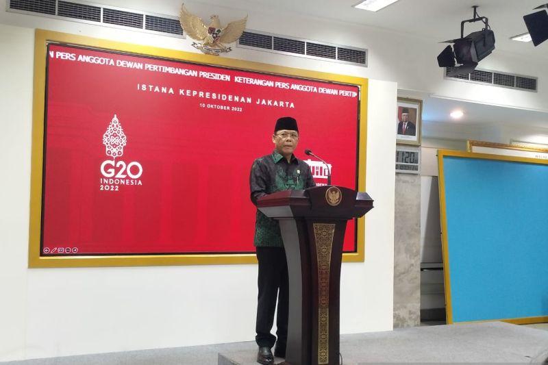 Jokowi Minta Mardiono Selesaikan Tugas sebelum Mundur dari Wantimpres