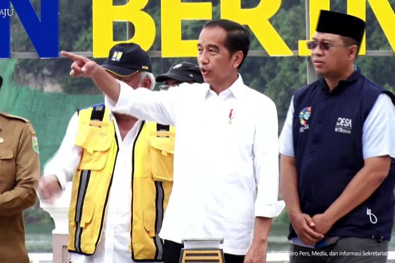 8 Tahun Jadi Presiden, Jokowi Bangun 35 Bendungan yang Terbaru di Beringin Sila Sumbawa NTB